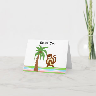 Singe et palmier Merci