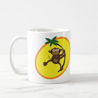 singe heureux sur votre tasse