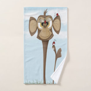 Singe idiot et coccinelles