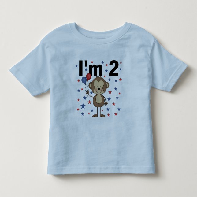 Singe je suis 2 T-shirts et cadeaux (Devant)