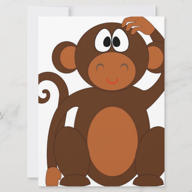 singe mignon| Cute Canvas (Devant)