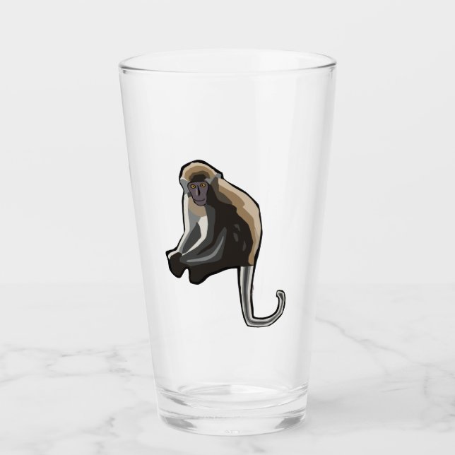 Singe - Tumbler de verre (Devant)