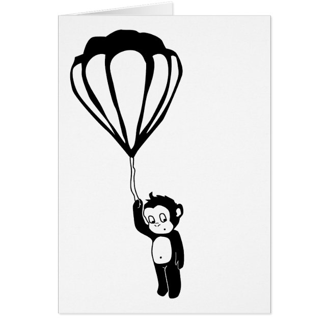 singe volant : montgolfière (Devant)