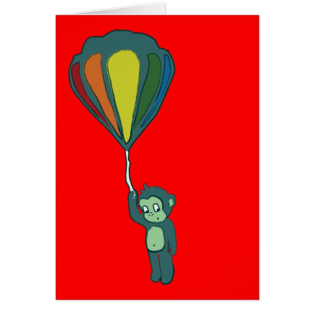 singe volant : montgolfière (Devant)