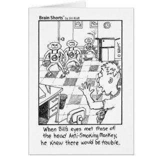 Singes contre le tabac par JIM Papier d'emballage