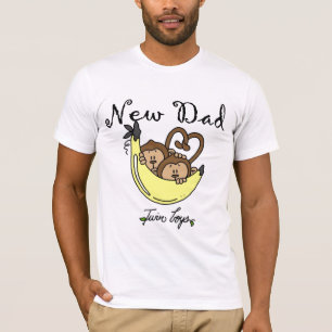 Singes Papa de jumeaux T-shirts et cadeaux