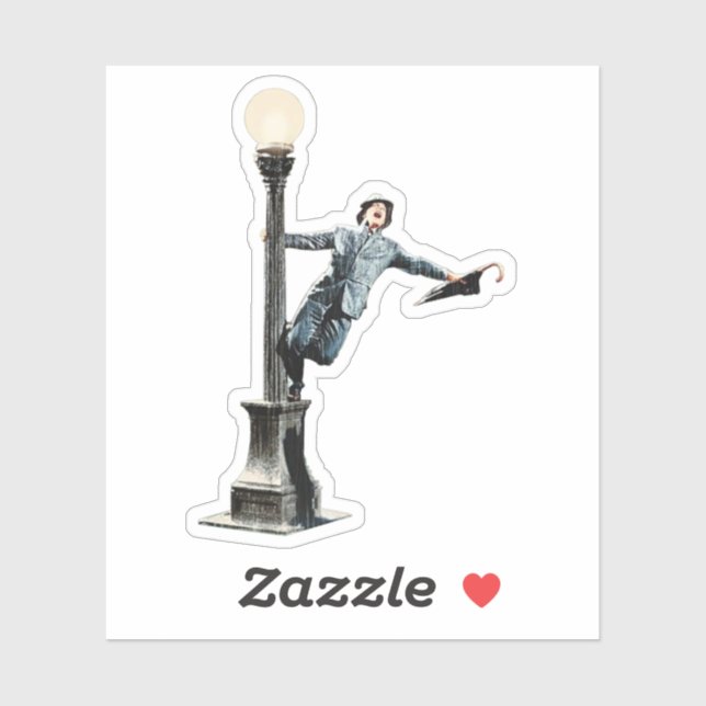 Singing in the Rain! Sticker (Feuille)