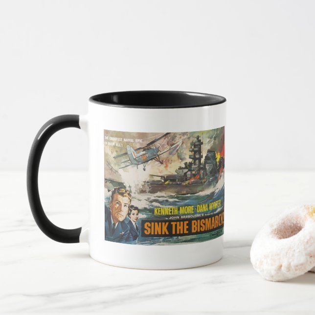Sink the Bismarck Mug (Avec donut)