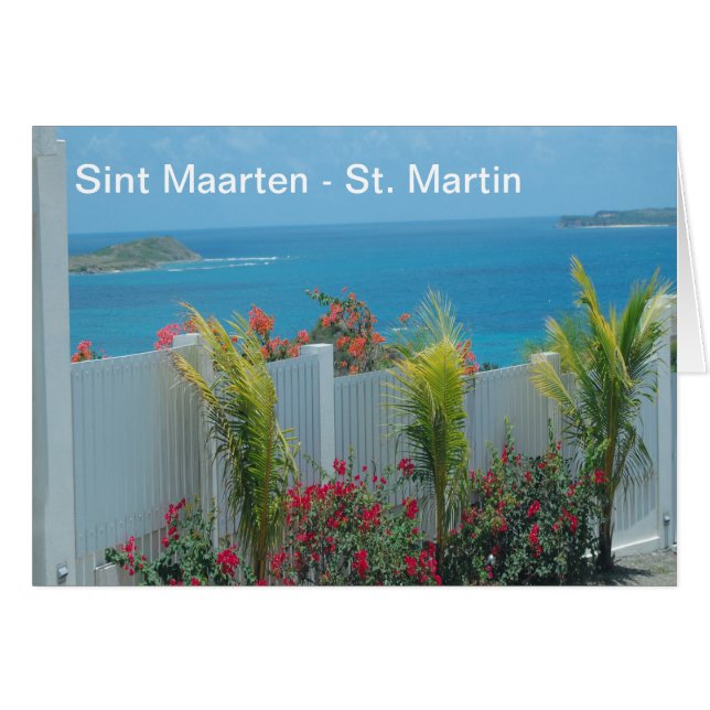Sint Maarten - St. Martin Ocean Blue Seascape (Devant horizontal)