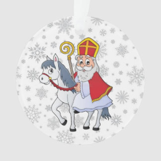 Sinterklaas et son ornement du cheval blanc