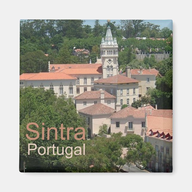 Sintra Portugal Voyage Photo Souvenir Magnet (Devant)