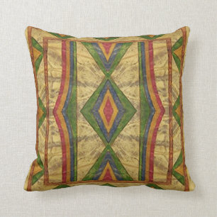 (Sioux) oreiller indien de style de Parfleche