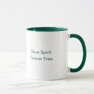 Sioux Spirit Forever Gratuit Mug Café Vert