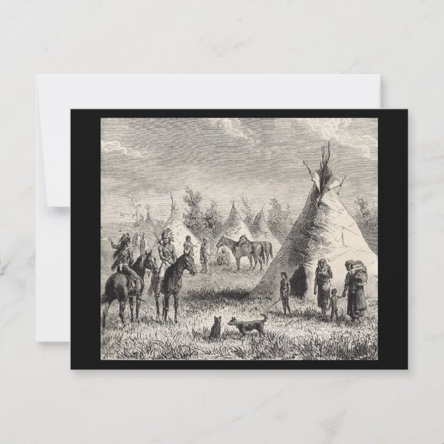 Sioux Village, vers 1876 (Devant)