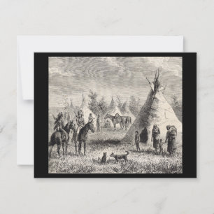 Sioux Village, vers 1876
