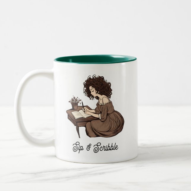 Sip and Scribble Mug (Gauche)