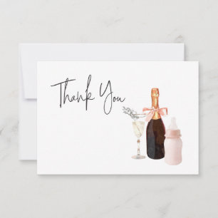 Sip et voir Baby shower Merci personnalisable