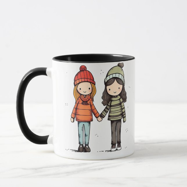 Sip, Rire, Répéter : Les Meilleurs Amis De La Mug (Gauche)