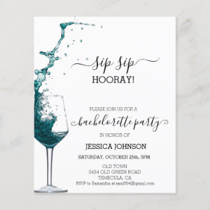 Sip Sip Hooray Bacheloré Parti Vin