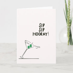 Sip Sip Hooray ! Carte
