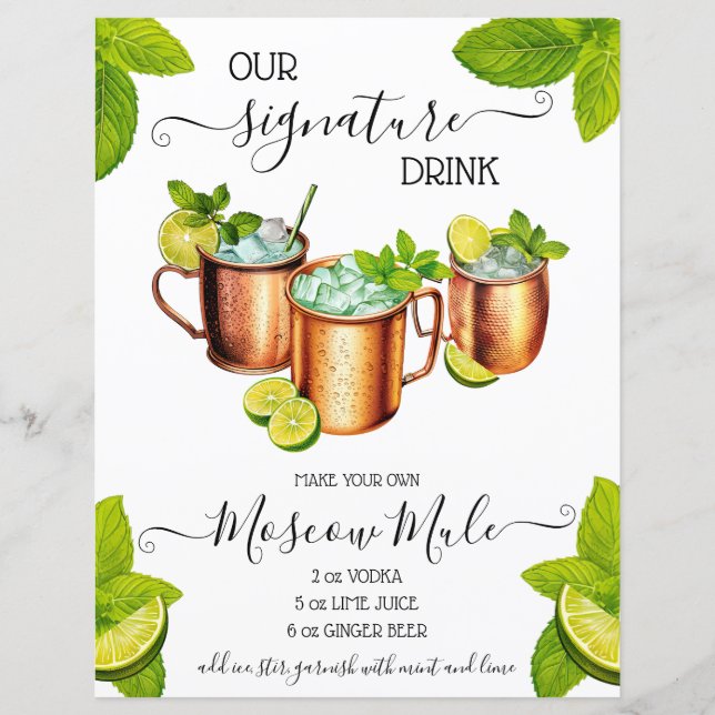 Sip, Sip Hooray Moscou Mule Signature Boisson Rece (Devant)