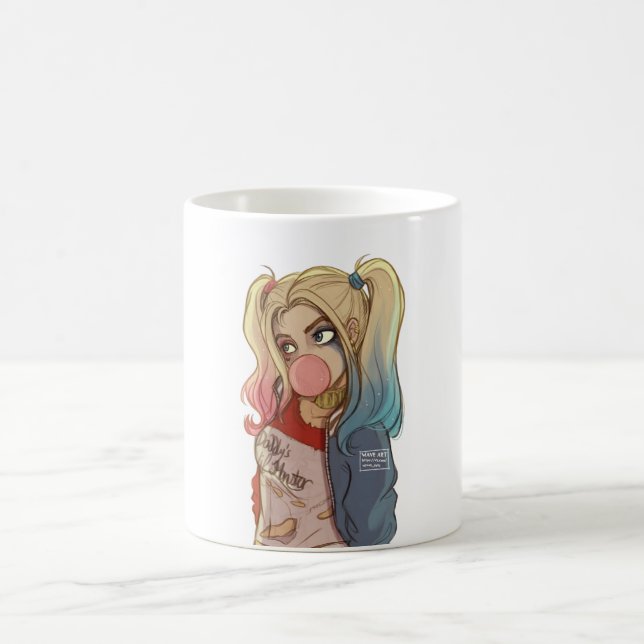 Sippin' avec style : Vibes d'Anime Mug (Centre)