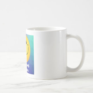 Sips ensoleillés : Mug blanche avec ☀️ Emoji Jaune