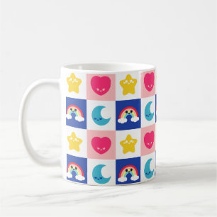 Sips magiques mignons À damiers Mug