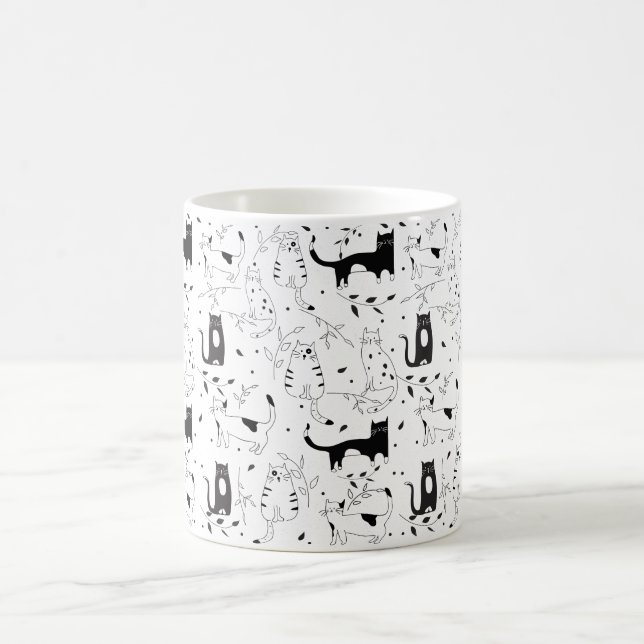 Sips & Stickers - Vibes de chat Purr-fect Mug (Centre)