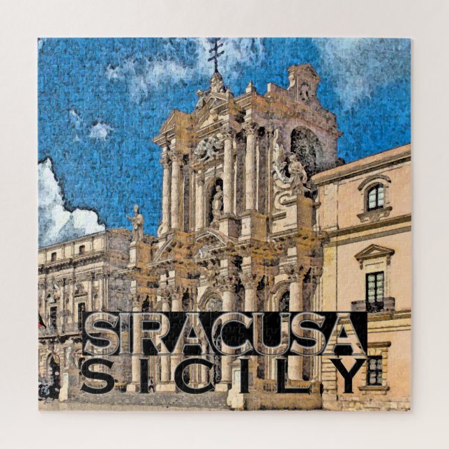 Siracusa Carré Puzzle (Vertical)