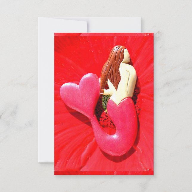 sirène à tête rouge personnalisée (Devant)