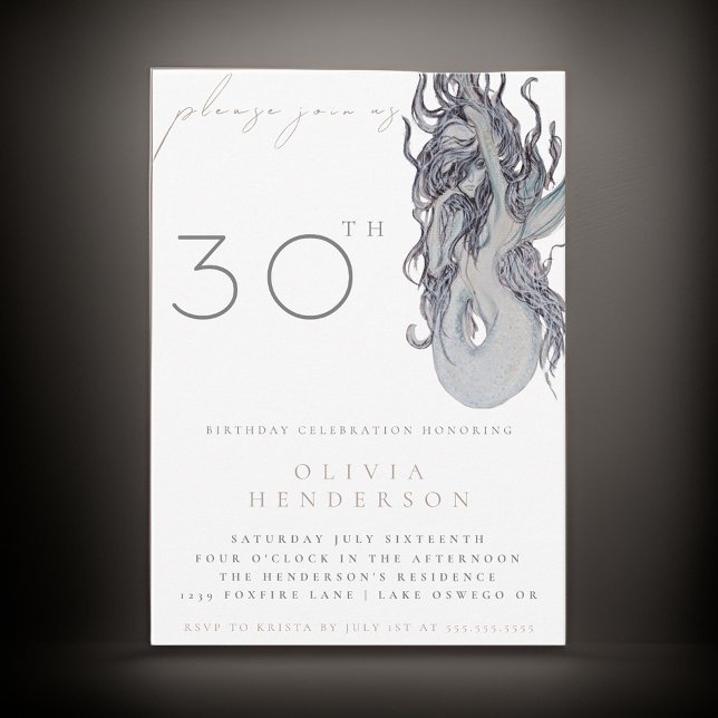 Sirène Adulte N'IMPORTE QUELLE Invitation à une fê (Créateur téléchargé)