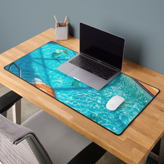 Sirène dans un Mat de bureau de piscine
