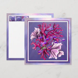 Sirène d'océan violet