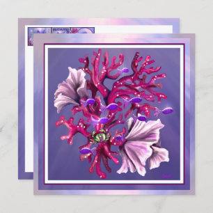 Sirène d'océan violet