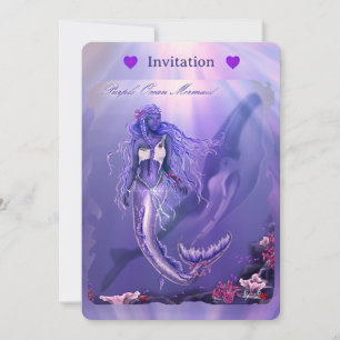 Sirène d'océan violet