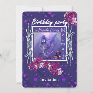 Sirène d'océan violet