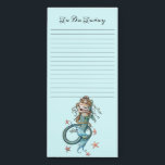 Sirène et bébé Bloc-notes magnétique Imaginaire Ar<br><div class="desc">Un bloc-notes magnétique avec mon illustration "Love Eternal". ©Molly Harrison Art www.mollyharrisonart.com</div>