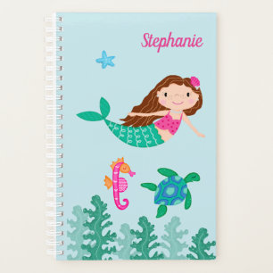 Sirène Sous La Mer Bleu Personnalisé