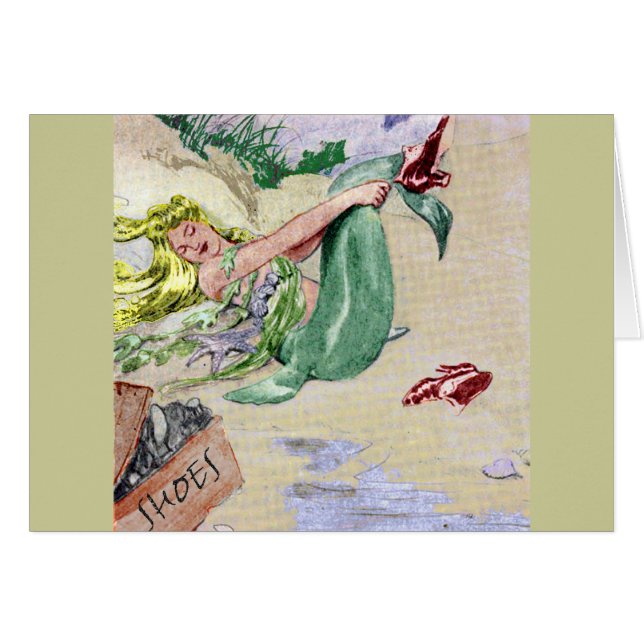 Sirène vintage en couleurs (Devant horizontal)