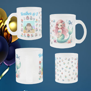 Sirènes de verre givrée Mug Anniversaire de enfant