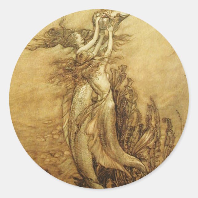 Sirènes Pêche Pour Les Stickers Perles (Devant)