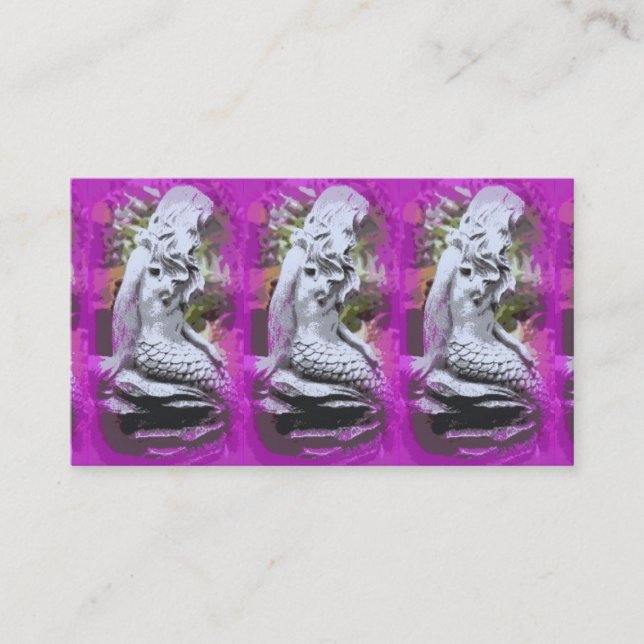sirènes reposant le carte de visite (Devant)
