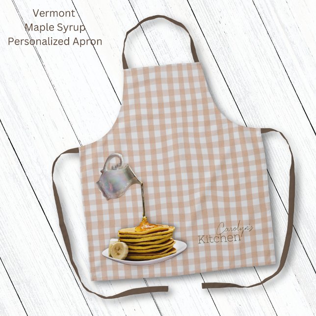 Sirop d'érable du Vermont En vichy tablier (Vermont Maple Syrup Apron)