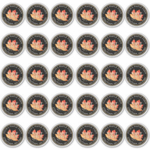 Sirop d'érable Étiquette de poche Mason 2 pouces s