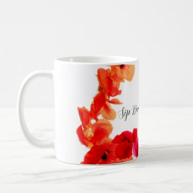 Sirotez une belle tasse de café 11oz (couronne de  (Gauche)