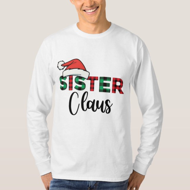 Sister Clause T-shirt à manches longues pour homme (Devant)