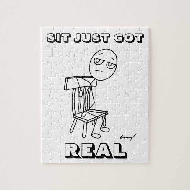 SIT A JUSTE UN VRAI Puzzle (Vertical)