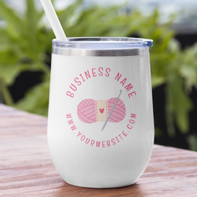 Site Crochet Crochet Nom commercial personnalisé (Créateur téléchargé)