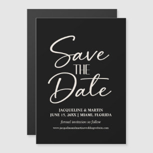Site web de Cursive en noir blanc Mariage